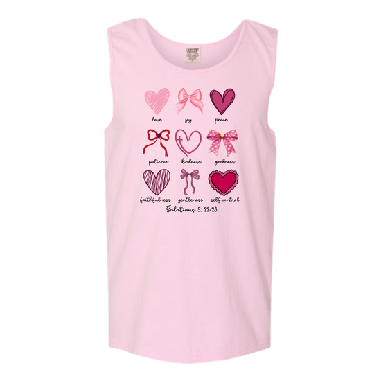 Galatians 5 - Valentines - Comfort Colors - Unisex Tank - Assorted Colors