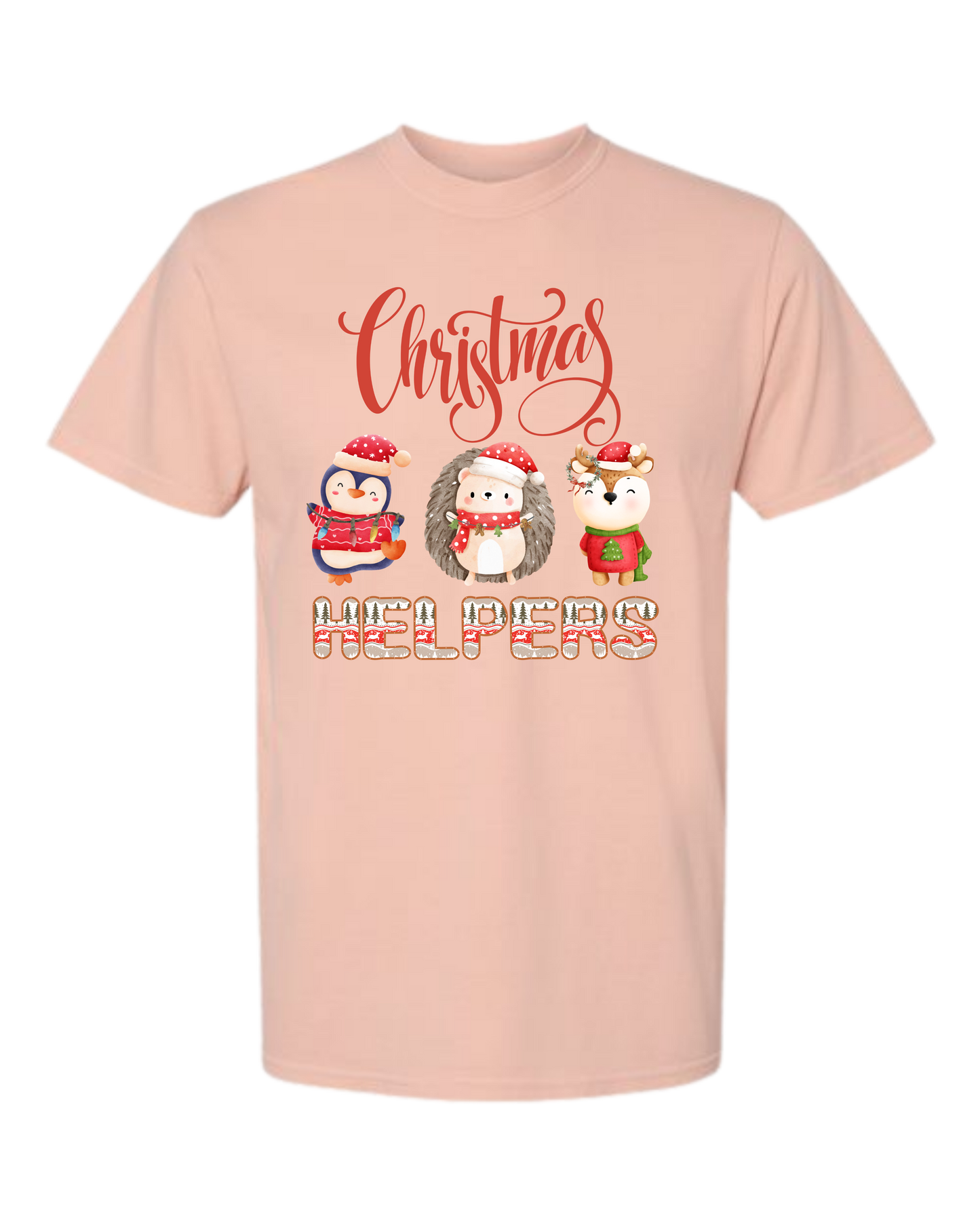 Christmas Helpers - Comfort Colors - Heavyweight Unisex Tee - Yellows, Oranges