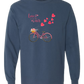 Love is in the Air - Comfort Colors - Heavyweight Long Sleeve Tee - Blues & Greens