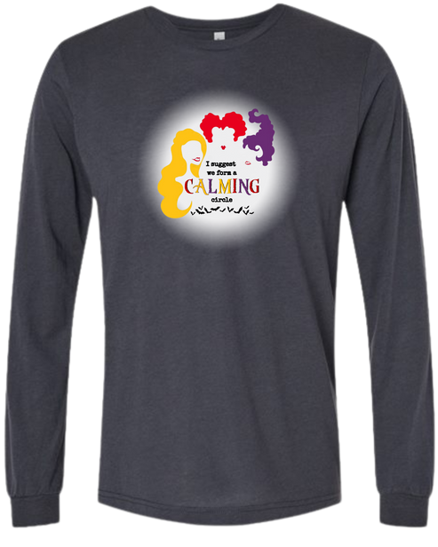 Calming Circle - Unisex Long Sleeve - Neutral Colors