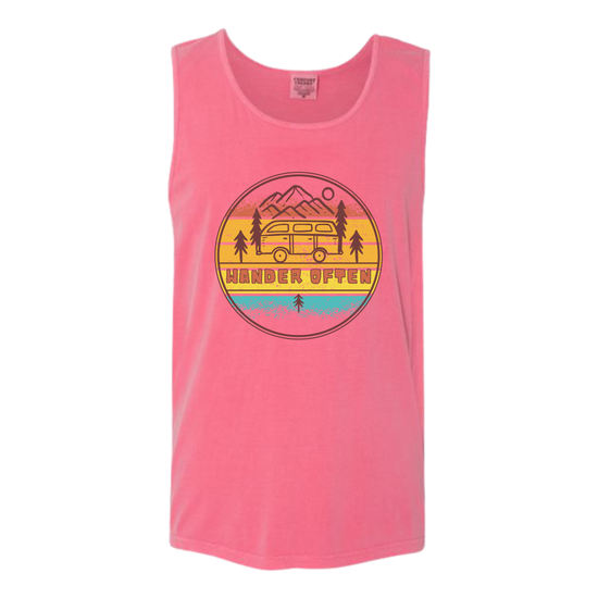 Wander Often - Comfort Colors - Unisex Tank - Assorted Colors