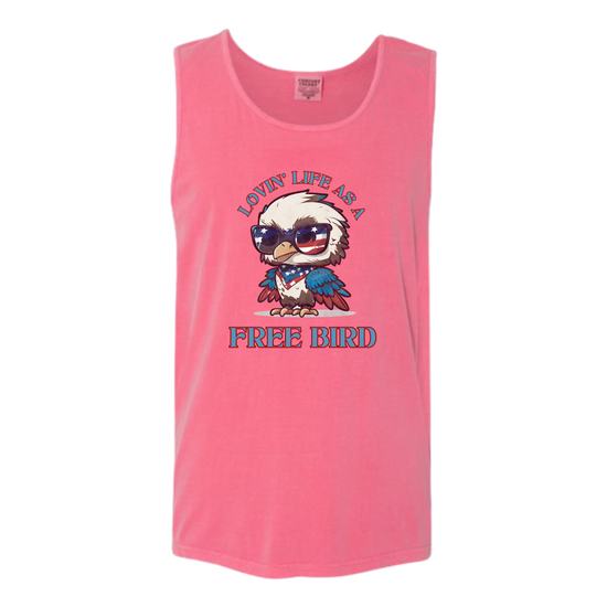 Lovin' Life as a Free Bird - Comfort Colors - Unisex Tank - Assorted Colors