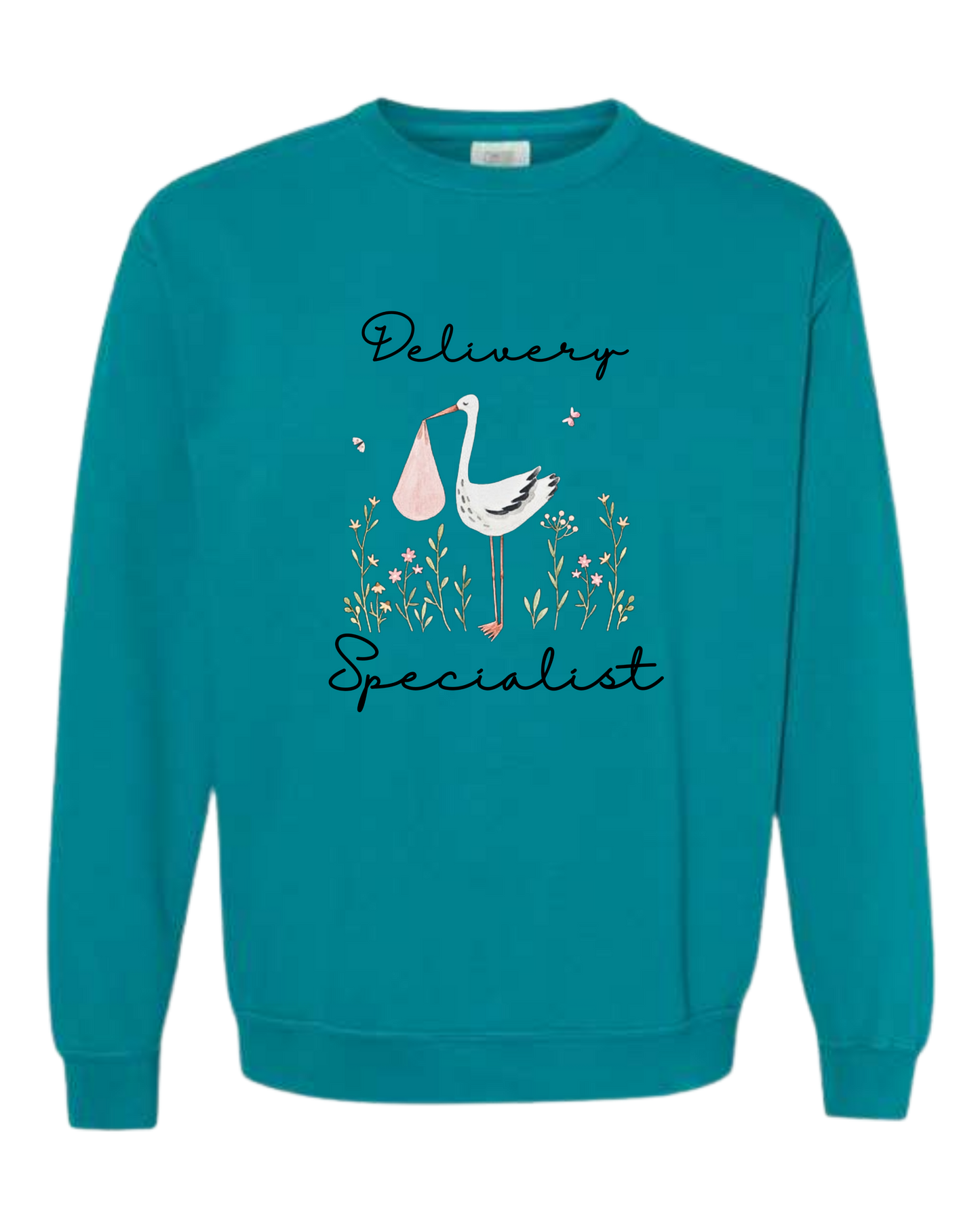 Delivery Specialist - Comfort Colors - Sweatshirt - Blues