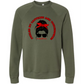 Football Moms Fueled By Caffeine and Touchdowns - Sponge Fleece Raglan Sweatshirt - Greens, Neutrals