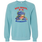 Red, White, And Blueberries - Sponge Fleece Raglan Sweatshirt - Blues, Greens, Purple, and Black