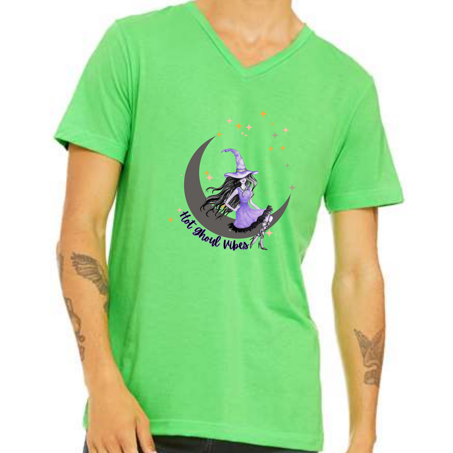 Hot Ghoul Vibes - Unisex V-Neck - Assorted Colors