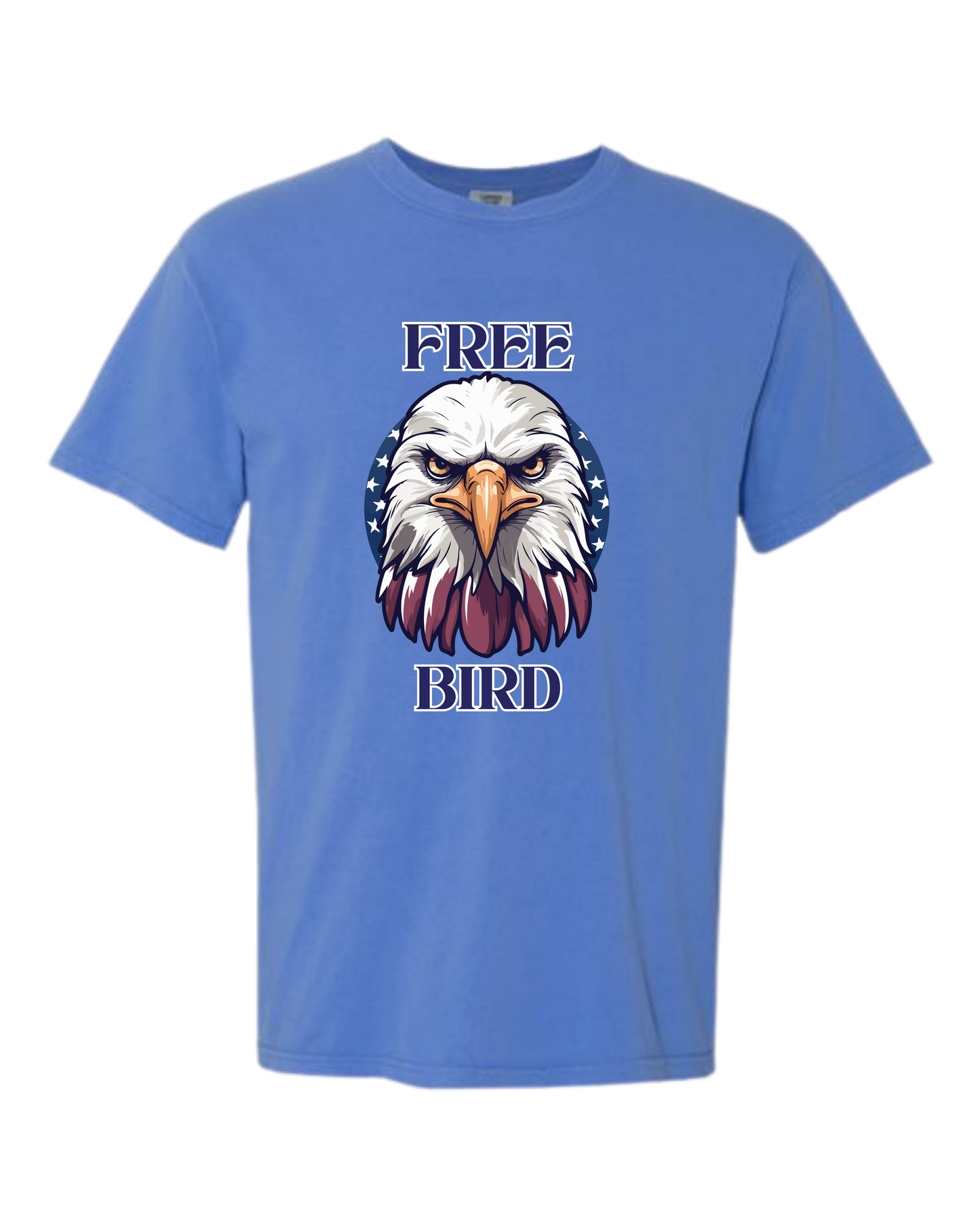 Free Bird - Comfort Colors - Heavyweight Unisex Tee - Blues