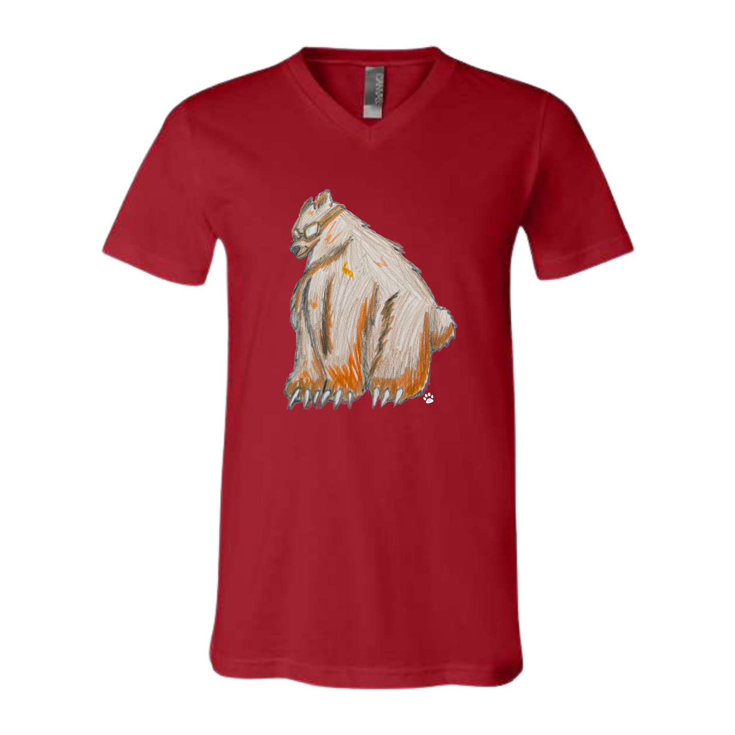 Muscle Bear - Bella+Canvas - Unisex V-Neck - Assorted Colors