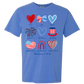 Galatians 5 - Patriotic - Comfort Colors - Heavyweight Unisex Tee - Blues