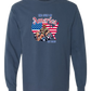 The Gulf of America - Comfort Colors - Heavyweight Long Sleeve Tee - Blues & Greens