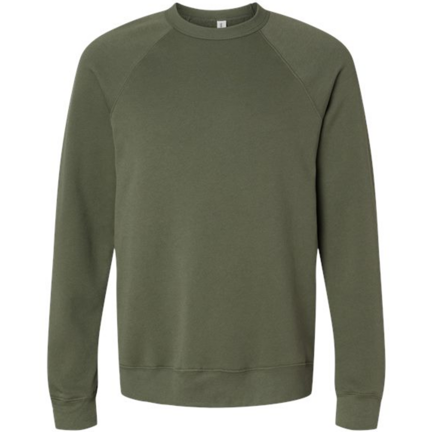 Custom Design - Sponge Fleece Raglan Sweatshirt - Greens, Neutrals
