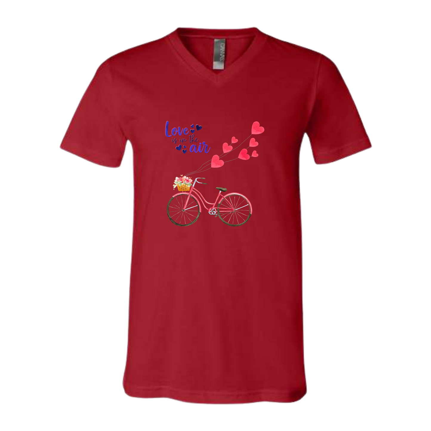 Love is in the Air - Bella+Canvas - Unisex V-Neck - Assorted Colors