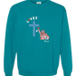 Loves Jesus & America too - Comfort Colors - Sweatshirt - Blues