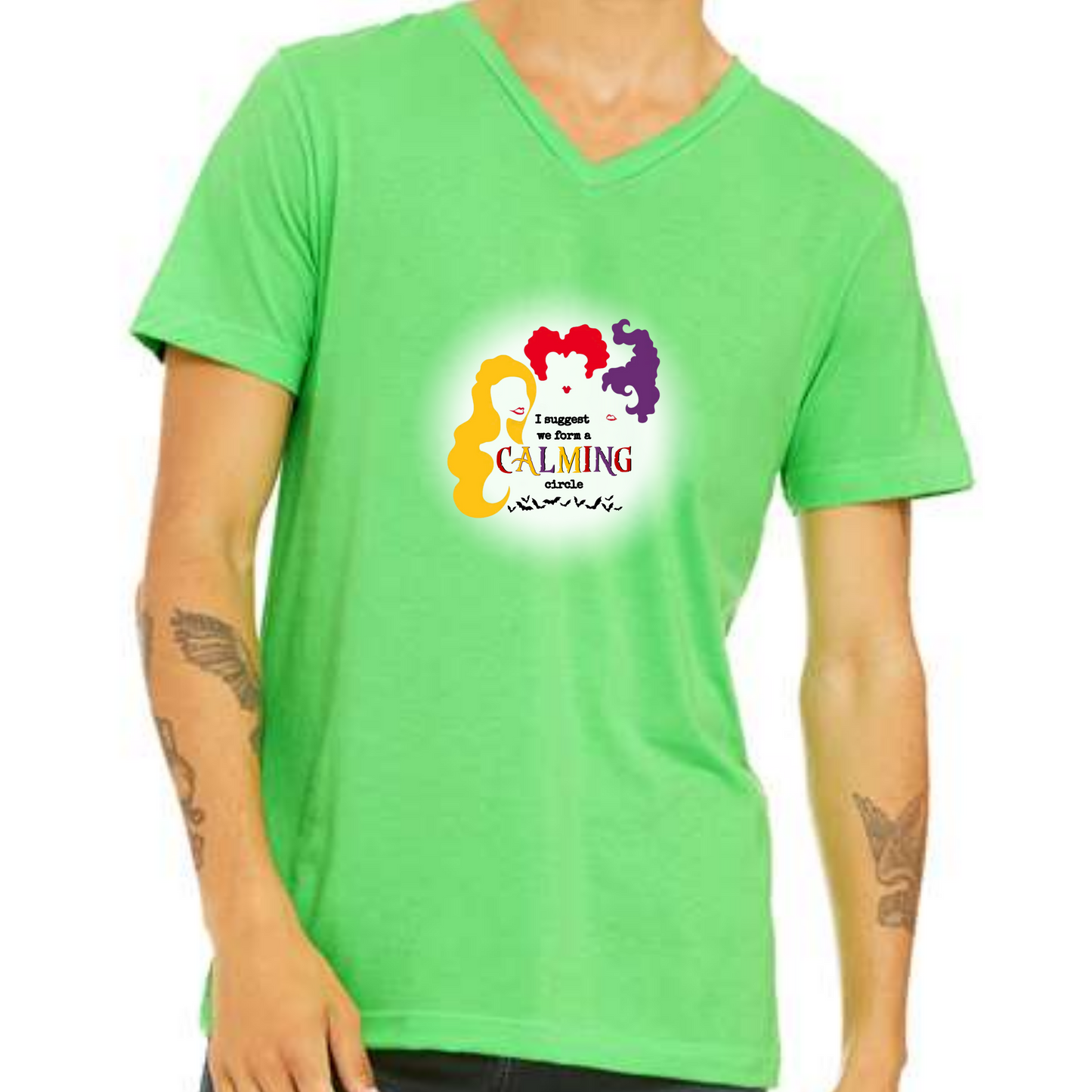 Calming Circle - Unisex V-Neck - Assorted Colors