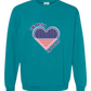 One Nation One Heart - Comfort Colors - Sweatshirt - Blues