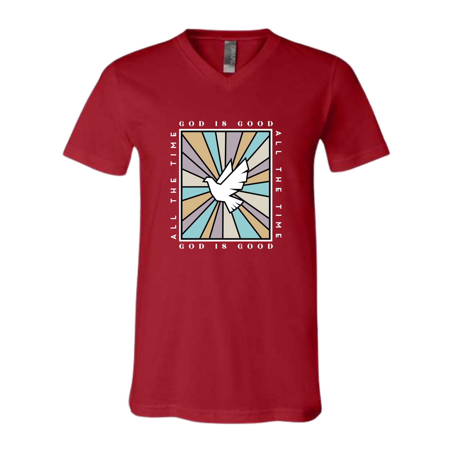 God Is Good - Bella+Canvas - Unisex V-Neck - Assorted Colors