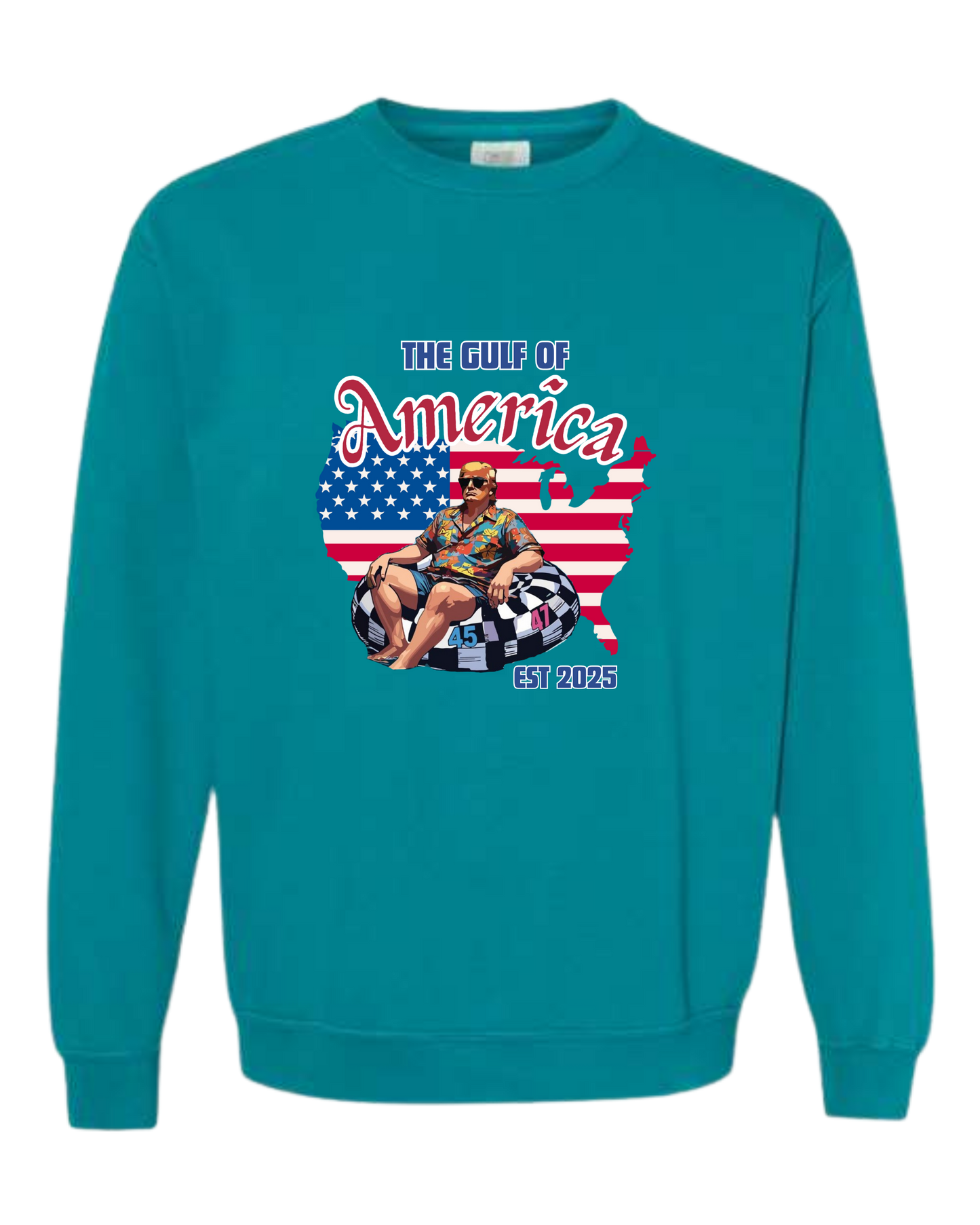 The Gulf of America - Comfort Colors - Sweatshirt - Blues