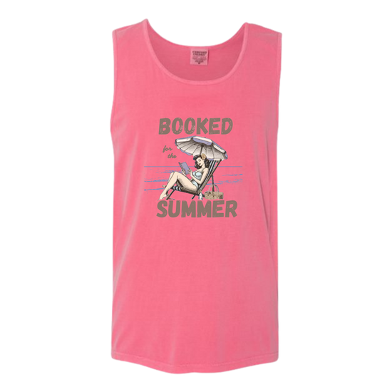 Booked for the Summer - Comfort Colors - Unisex Tank - Assorted Colors