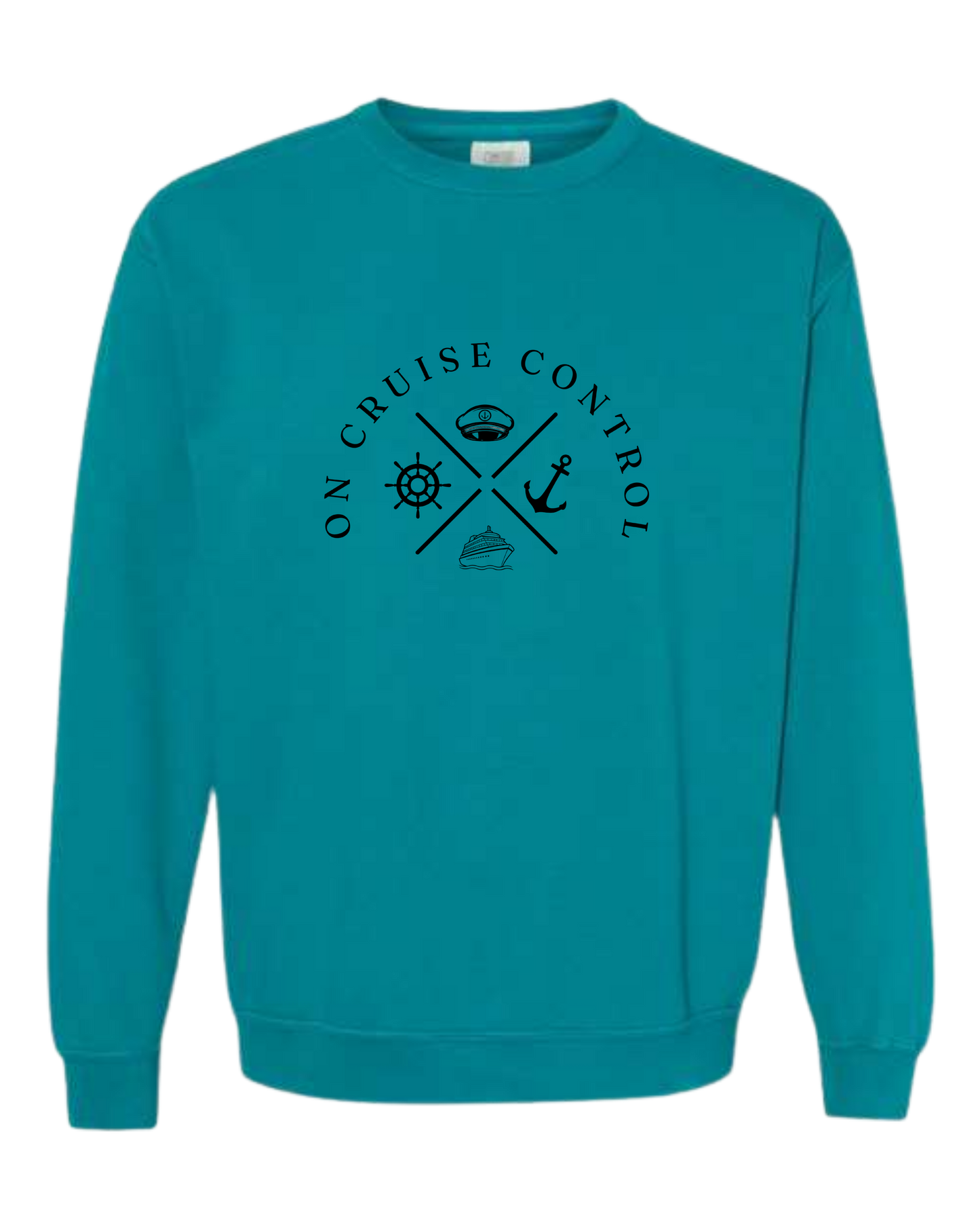 On Cruise Control - Comfort Colors - Sweatshirt - Blues