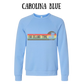 VP - On Island Time - Sponge Fleece Raglan Sweatshirt - Blues, Purples
