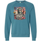 America's 250th Birthday - Sponge Fleece Raglan Sweatshirt - Blues, Greens, Purple, and Black