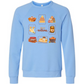 HP - Hello Autumn - Sponge Fleece Raglan Sweatshirt - Blues, Purples