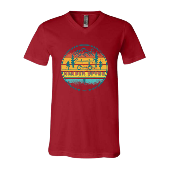 Wander Often - Bella+Canvas - Unisex V-Neck - Assorted Colors
