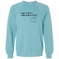 I don't rise & shine I caffeinate & coordinate - Sponge Fleece Raglan Sweatshirt - Blues, Greens, Purple, and Black
