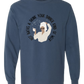 Hot Baths and Drink Your Dinner Kind of Week - Comfort Colors - Heavyweight Long Sleeve Tee - Blues & Greens
