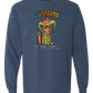 Guardian of The Chill - Comfort Colors - Heavyweight Long Sleeve Tee - Blues & Greens