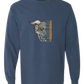 Dragon Energy - Comfort Colors - Heavyweight Long Sleeve Tee - Blues & Greens