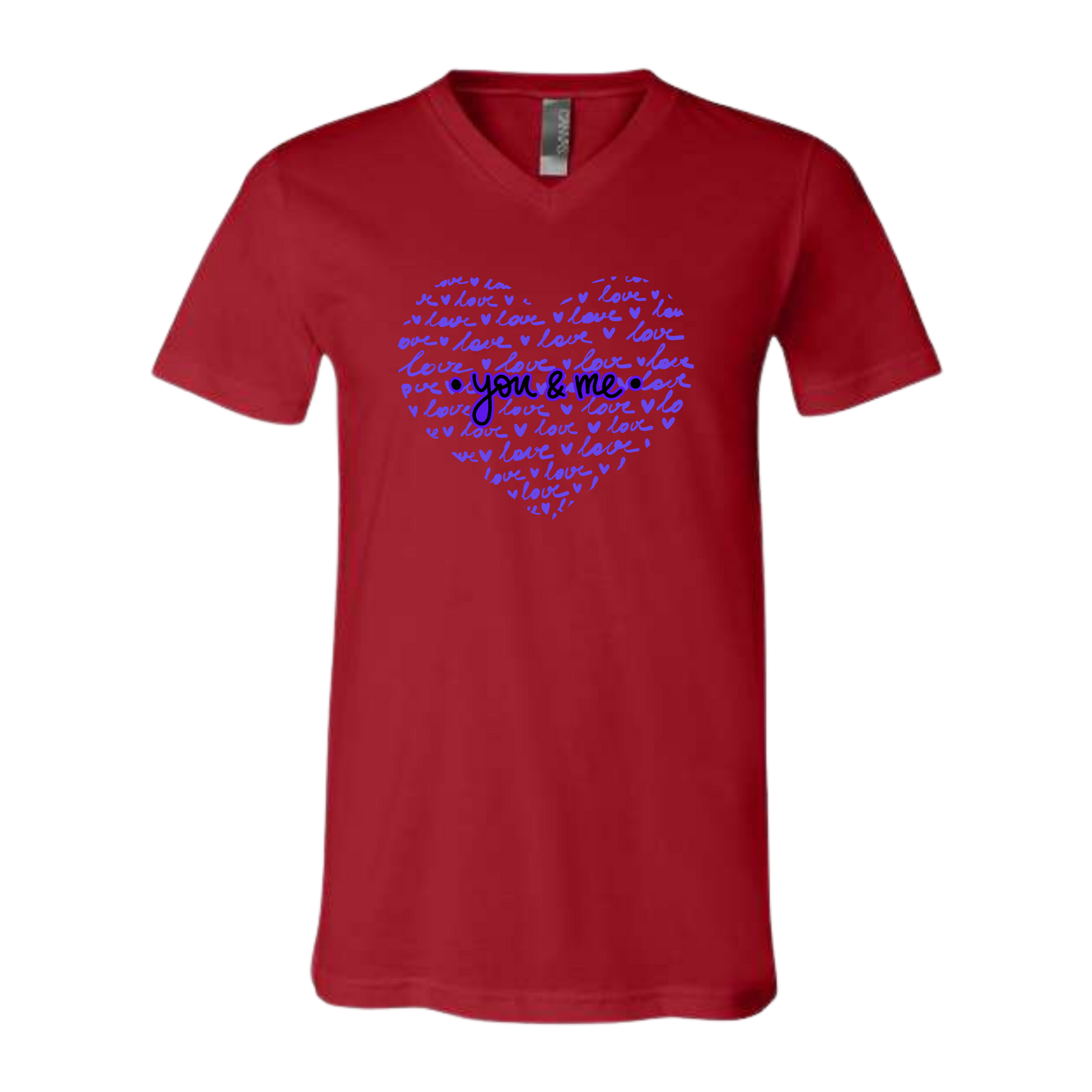 You & Me - Bella+Canvas - Unisex V-Neck - Assorted Colors