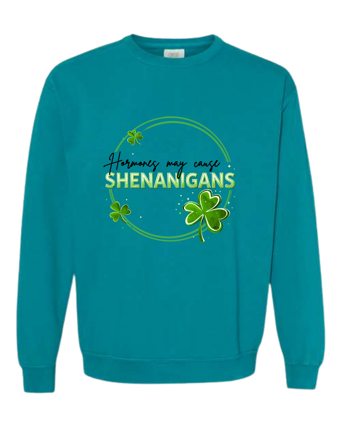 Hormones May Cause Shenanigans - Comfort Colors - Heavyweight Long Sleeve Tee - Neutral Colors