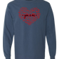 You & Me - Comfort Colors - Heavyweight Long Sleeve Tee - Blues & Greens