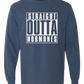 Straight Outta Hormones - Comfort Colors - Heavyweight Long Sleeve Tee - Blues & Greens