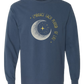 Embrace Each Period of Life - Comfort Colors - Heavyweight Long Sleeve Tee - Blues & Greens