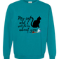 My Cat and I spill the tea about you - Comfort Colors - Sweatshirt - Blues
