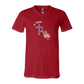 Loves Jesus & America too - Bella+Canvas - Unisex V-Neck - Assorted Colors