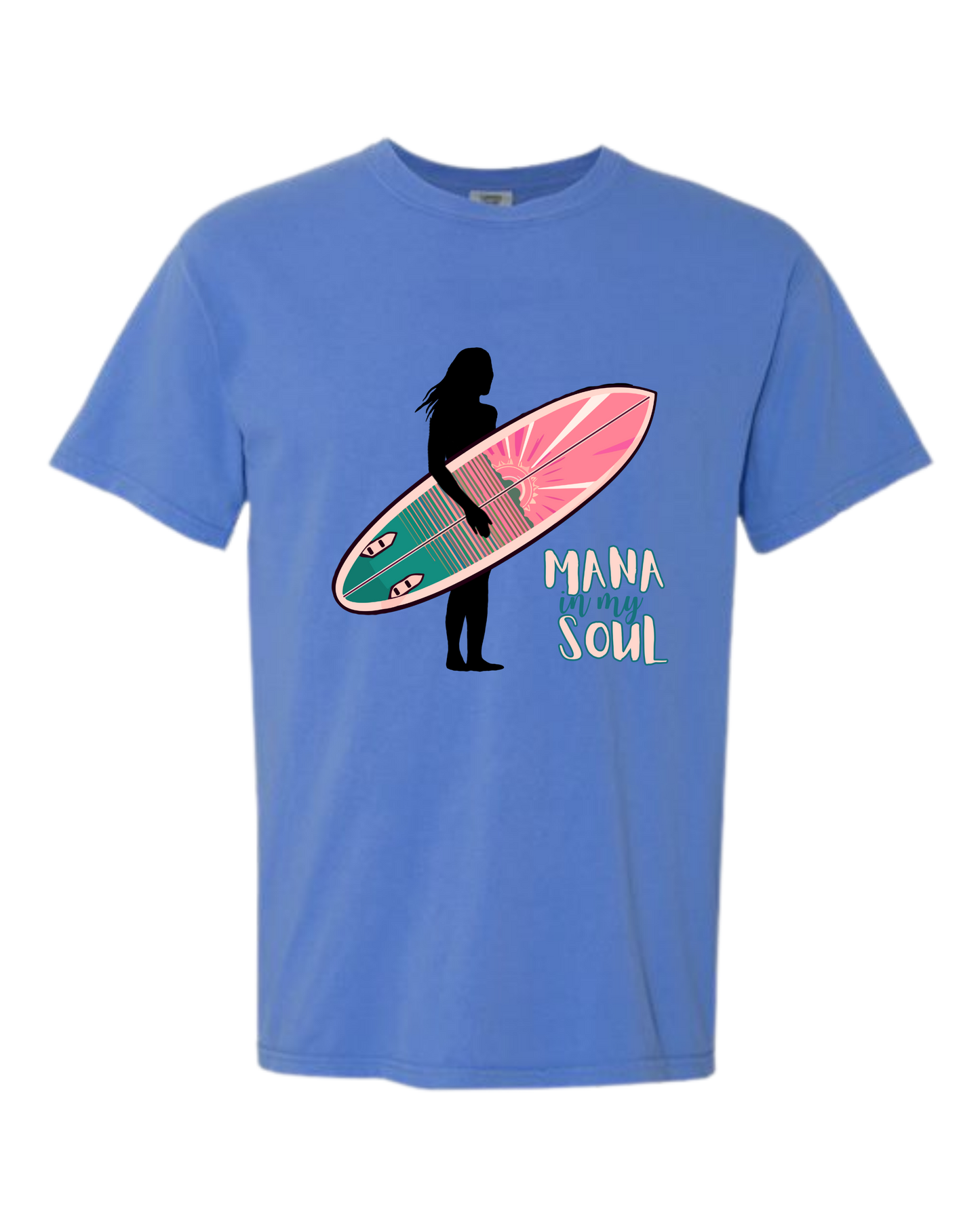Mana in My Soul - Comfort Colors - Heavyweight Unisex Tee - Blues