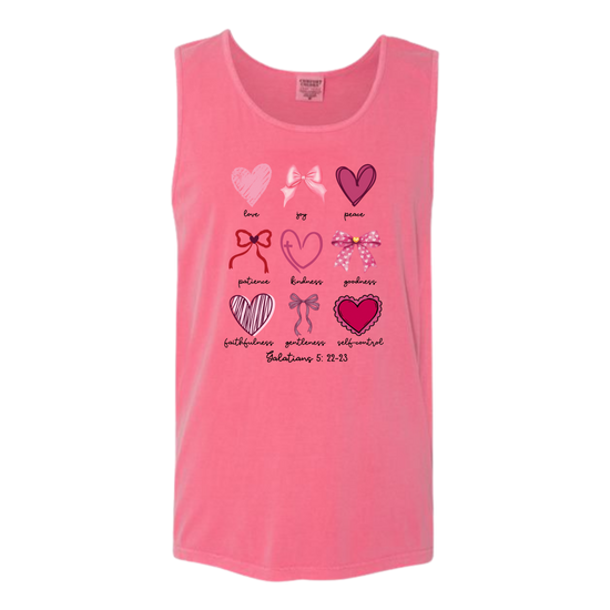 Galatians 5 - Valentines - Comfort Colors - Unisex Tank - Assorted Colors
