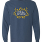 Own the Awkward - Comfort Colors - Heavyweight Long Sleeve Tee - Blues & Greens