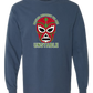Masked Because We Are Unstable - Comfort Colors - Heavyweight Long Sleeve Tee - Blues & Greens