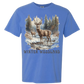 Winter Woodland - Comfort Colors - Heavyweight Unisex Tee - Blues