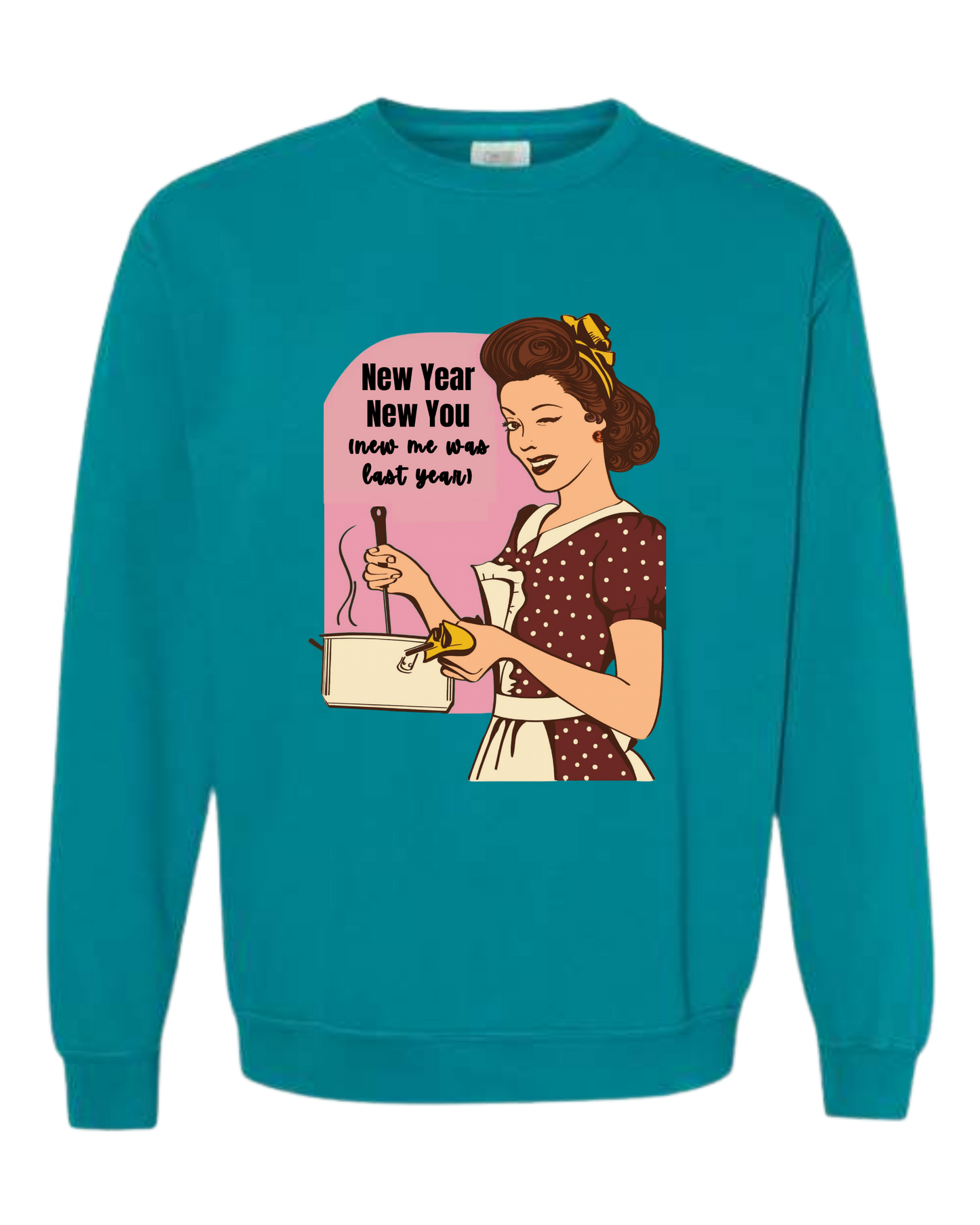 New Year New You - Comfort Colors - Sweatshirt - Blues