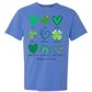 Galatians 5 - St Patrick's Day - Comfort Colors - Heavyweight Unisex Tee - Blues