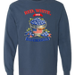 Red, White, And Blueberries - Comfort Colors - Heavyweight Long Sleeve Tee - Blues & Greens