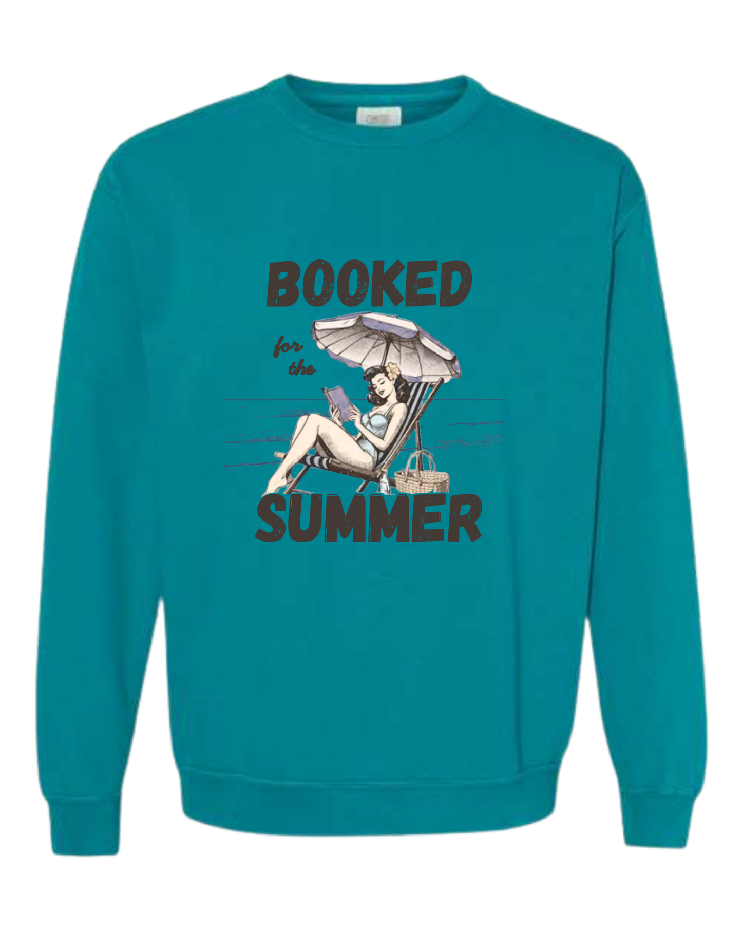 Booked for the Summer - Comfort Colors - Sweatshirt - Blues