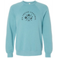 On Cruise Control - Sponge Fleece Raglan Sweatshirt - Blues, Greens, Purple, and Black