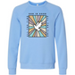 God Is Good - Sponge Fleece Raglan Sweatshirt - Blues, Purples