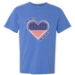 One Nation One Heart - Comfort Colors - Heavyweight Unisex Tee - Blues